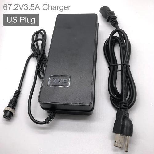 67.2V 3.5A Fast Charger Quick Charging for 60V Kaabo Electric Scooter - VirtuousWares:Global