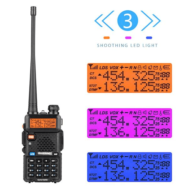 6pcs BAOFENG 136-174MHz / 400~520MHz Dual Band Walkie Talkie - VirtuousWares:Global