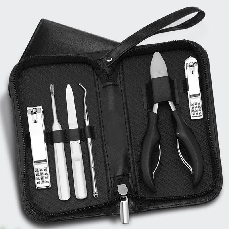 6Pcs/lot Manicure Set Pedicure Sets Nail Clipper Stainless Steel - VirtuousWares:Global