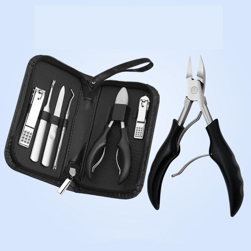 6Pcs/lot Manicure Set Pedicure Sets Nail Clipper Stainless Steel - VirtuousWares:Global