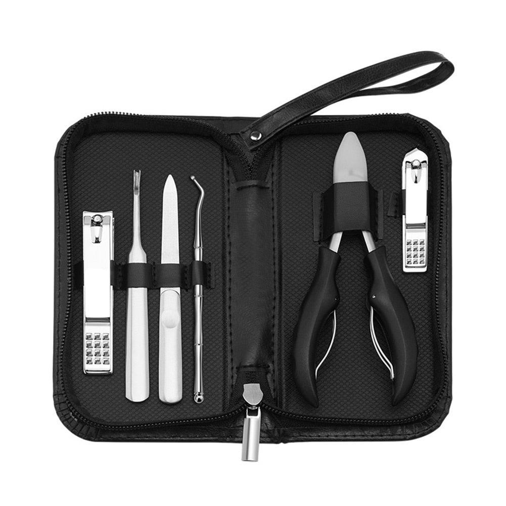 6Pcs/lot Manicure Set Pedicure Sets Nail Clipper Stainless Steel - VirtuousWares:Global