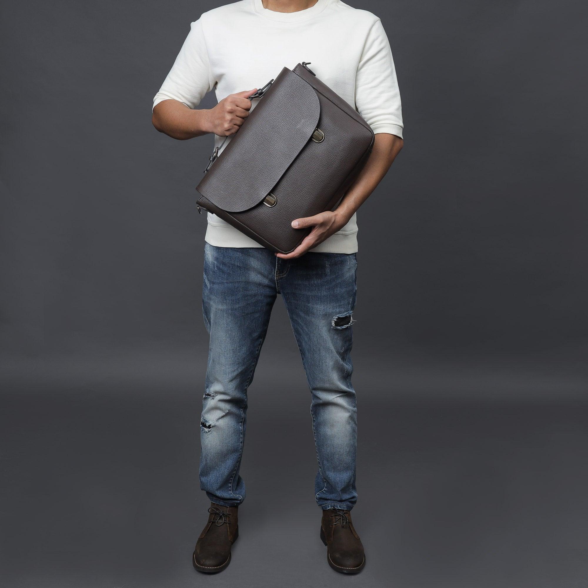 London Leather Briefcase