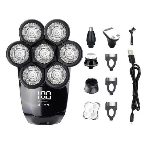 7D Independently 7 Cutter Floating Head Waterproof Electric Razor - VirtuousWares:Global