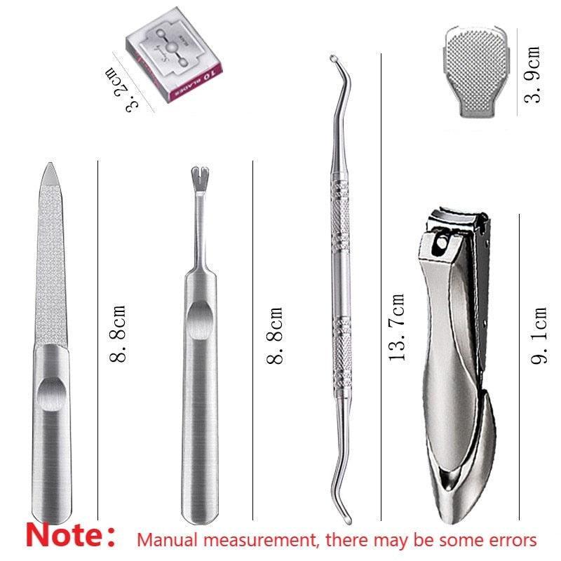 8 pcs Manicure Cutters Nail Clipper Set Household - VirtuousWares:Global