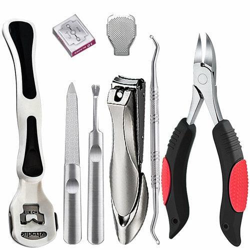 8 pcs Manicure Cutters Nail Clipper Set Household - VirtuousWares:Global