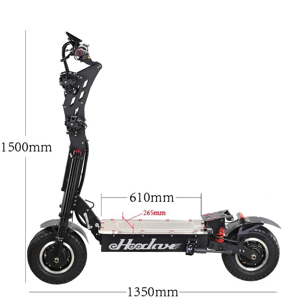 80-100 KM/H Max Speed 8000W Dual Motor 50-150 KM Mileage 70/V60V50Ah Panasonic Battery 13/14 Inch Fat Tire Electric Scooter - VirtuousWares:Global