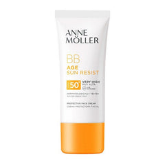 Hydrating Facial Cream Âge Sun Rerist BB Cream Anne Möller SPF	50+ (50