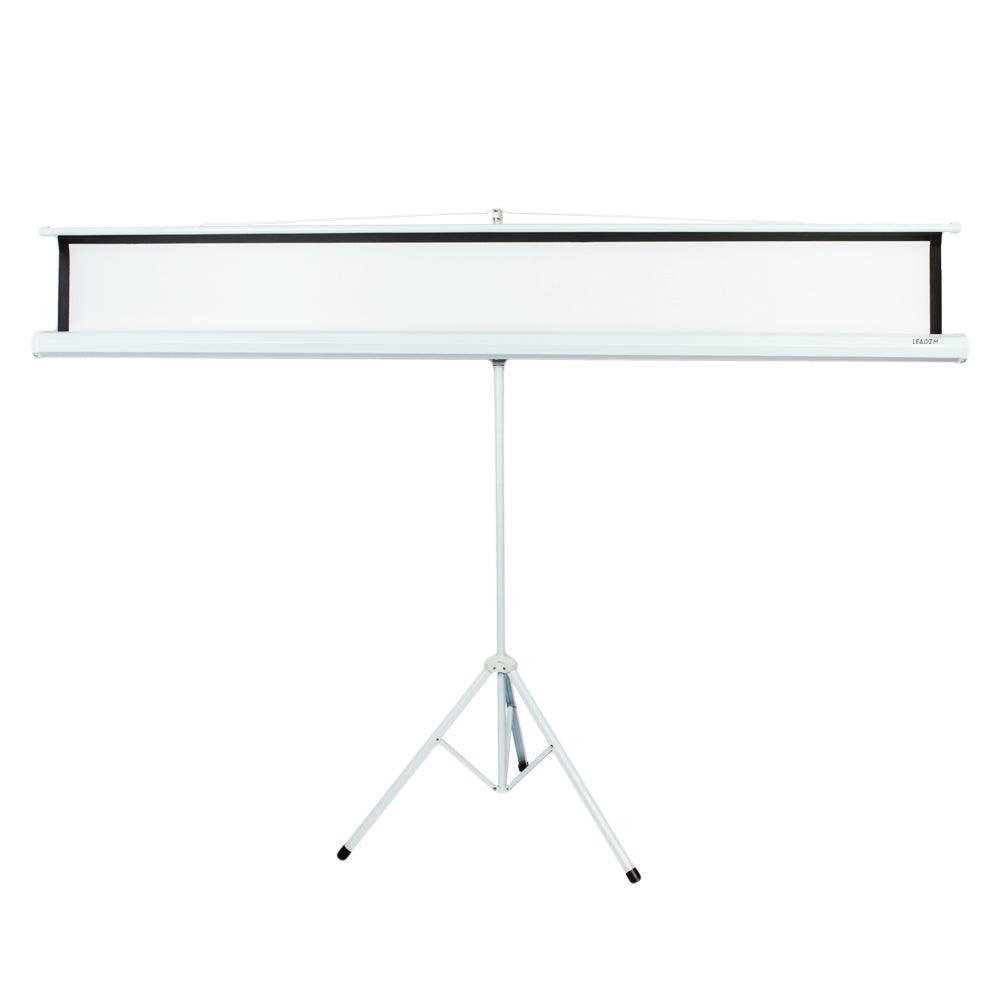 84 INCH 16:9 HD Portable Tripod Pull Up Projector Screen Curtain - VirtuousWares:Global