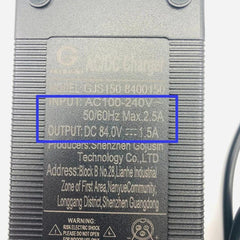 84V1.5A Charger 84V Charging Universal for 72V Electric Scooter - VirtuousWares:Global