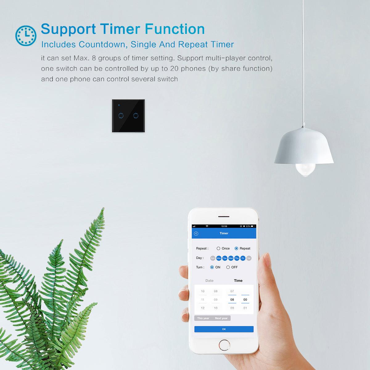 86 Type Smart Home Touch Switch EU Standard - VirtuousWares:Global