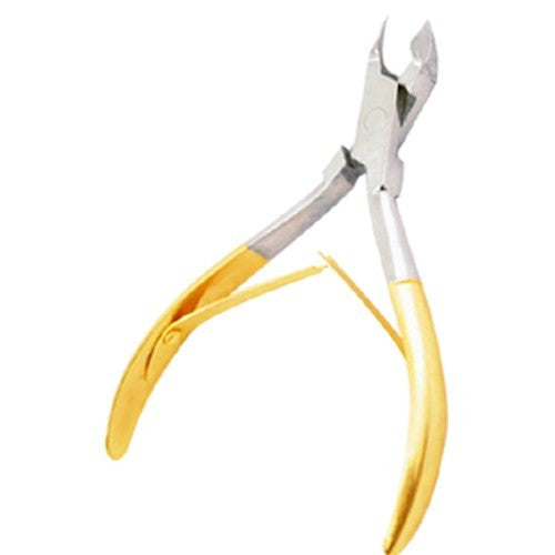 872-SJ Sj Gold Color Cuticle Clipper- 4 in. - VirtuousWares:Global