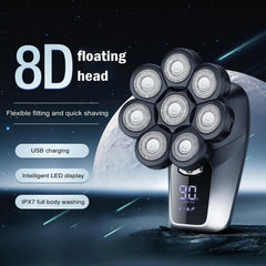 8D Face Head Electric Shavers For Bald Men Electric Bald Head Shaver - VirtuousWares:Global