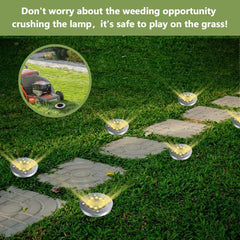 8LED Solar Stainless Steel Underground Light - VirtuousWares:Global