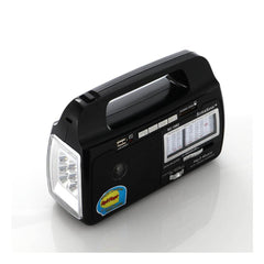 9 Band AM/FM/SW1-7 Portable Radio with Built-In Torch Light - VirtuousWares:Global
