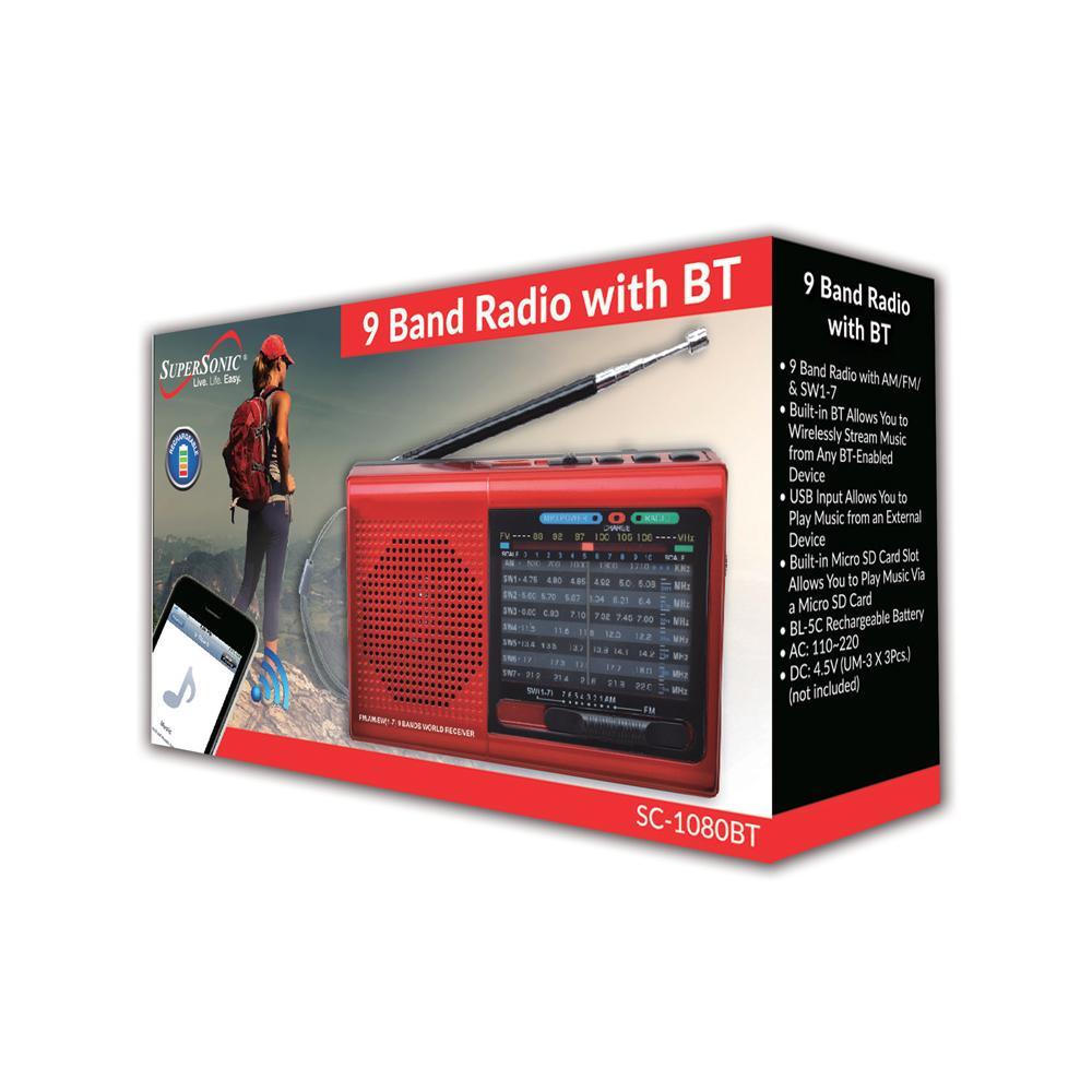 9 Band Radio With Bluetooth - VirtuousWares:Global