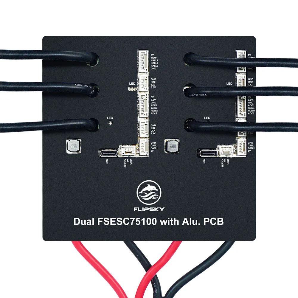 Flipsky Dual 75100 with Aluminum PCB Based on VESC for Electric