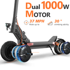 JOYOR S10S Powerful Electric Scooter 2000W Dual Motor E Scooter 10 inch pneumatic tires Scooter Electric Adult