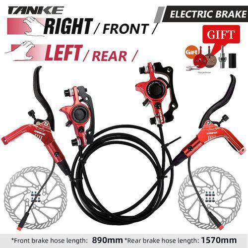 TANKE E-Bike MTB Hydraulic Disc Brake Set Electric E Scooter Power
