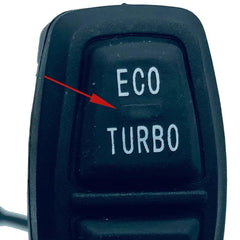 Upgraded Switch with Indicator Light ECO TURBO SINGLE DUAL Button for