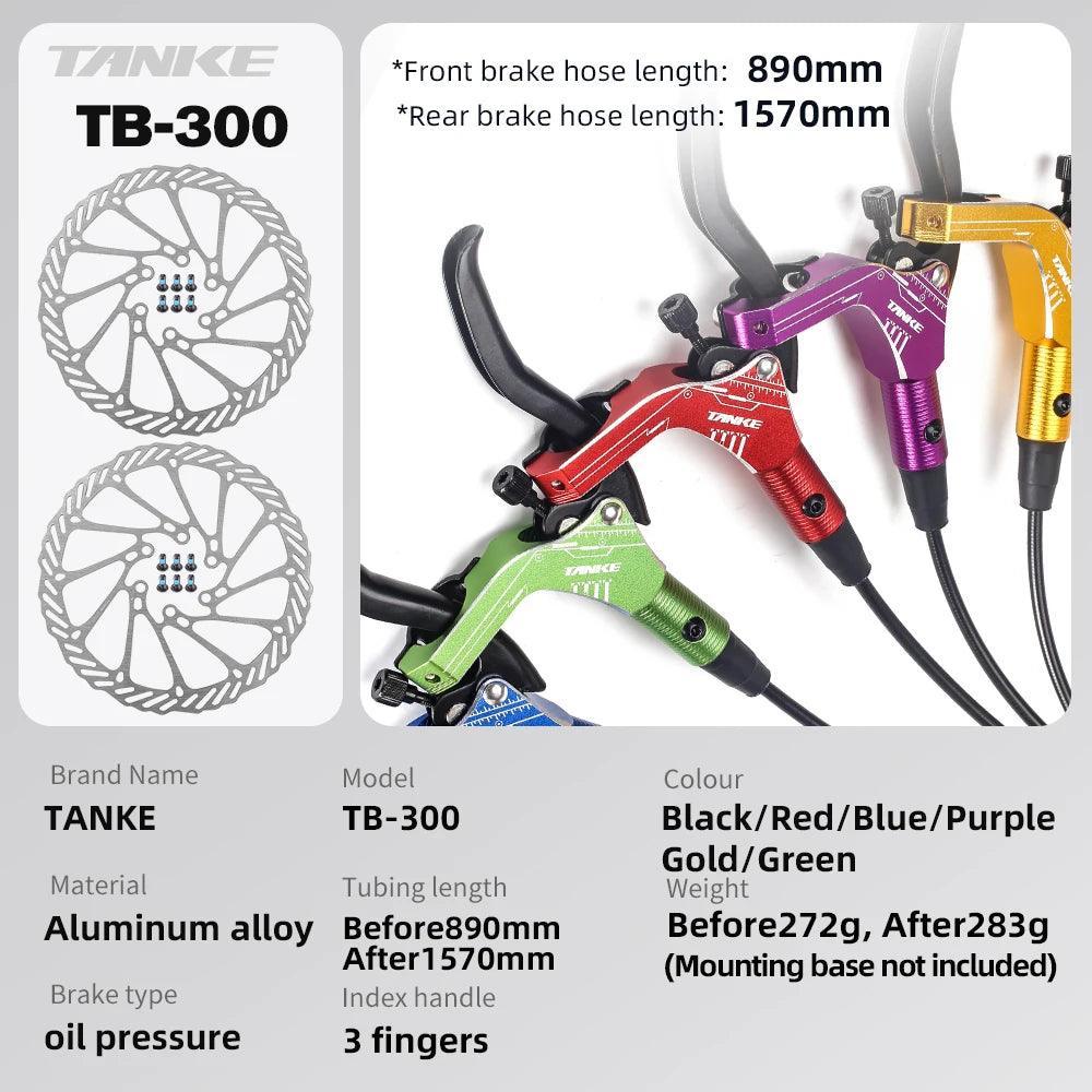 TANKE E-Bike MTB Hydraulic Disc Brake Set Electric E Scooter Power