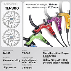 TANKE E-Bike MTB Hydraulic Disc Brake Set Electric E Scooter Power