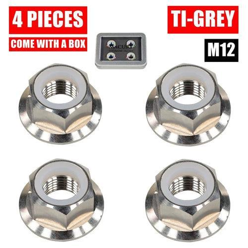 High-End M12 Titanium Alloy Flange Nut for ZERO 8 9 8X VSETT 8+ 9+ VDM
