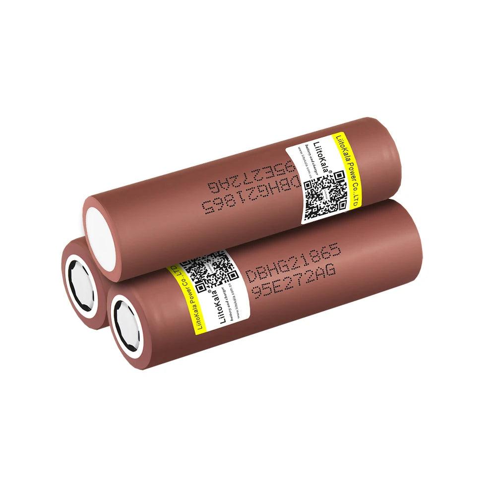 1-40pcs LiitoKala  3.7v 18650 HG2 3000mAh Lithium Rechargeable