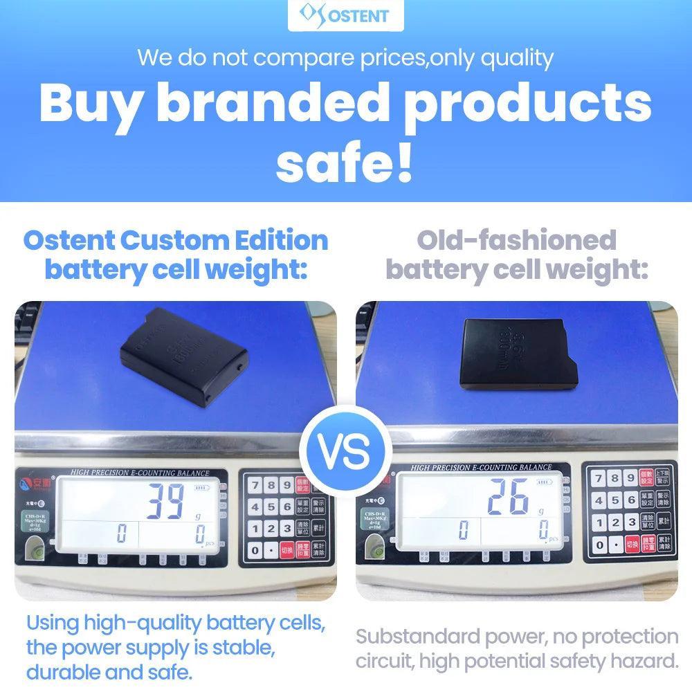 OSTENT High Quality Real Capacity 1800mAh 2200mah 3.6V Lithium Ion