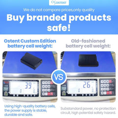 OSTENT High Quality Real Capacity 1800mAh 2200mah 3.6V Lithium Ion