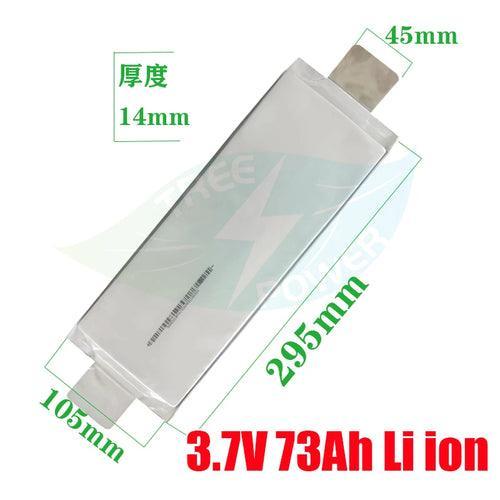 Hot selling high quality lithium ion battery 3.7v 73Ah 76Ah 70Ah for