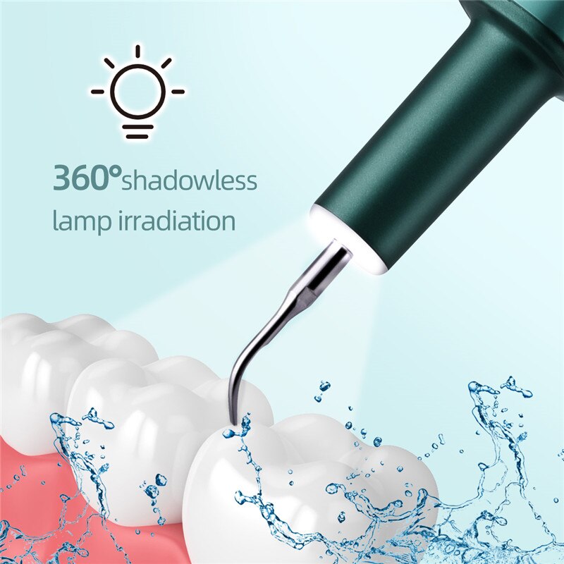 Ultrasonic Dental irrigator Smoke Stain Dental Plaque Cleaner 3 Modes