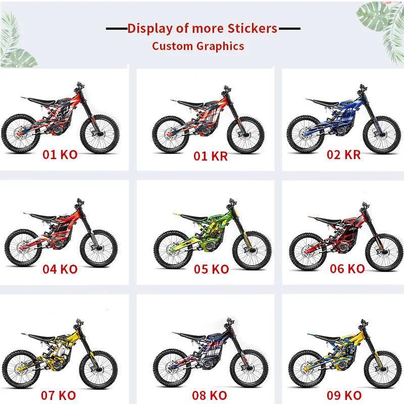 For SURRON Custom Stickers Light Bee X Electric Off-road Bike Dirtbike