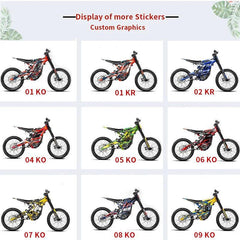 For SURRON Custom Stickers Light Bee X Electric Off-road Bike Dirtbike