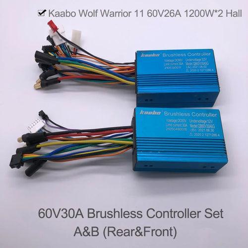 WW 60V30A Sine Wave Brushless Controller 1200W Hall Motor Kaabo Wolf