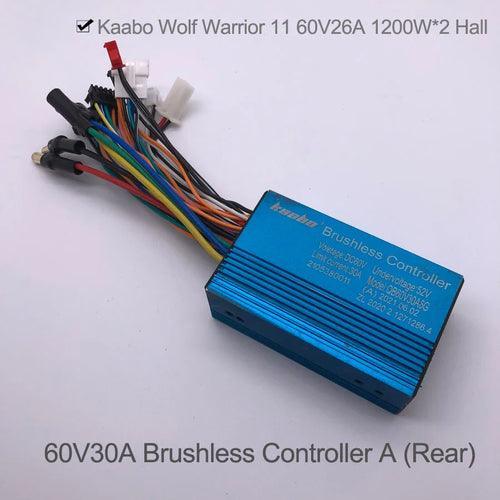 WW 60V30A Sine Wave Brushless Controller 1200W Hall Motor Kaabo Wolf