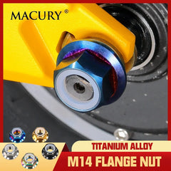 High-End M14 Titanium Alloy Flange Nut for ZERO 10X 11X VSETT 10+ 11+