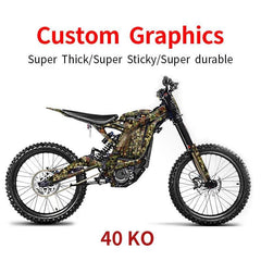 For SURRON Custom Stickers Light Bee X Electric Off-road Bike Dirtbike