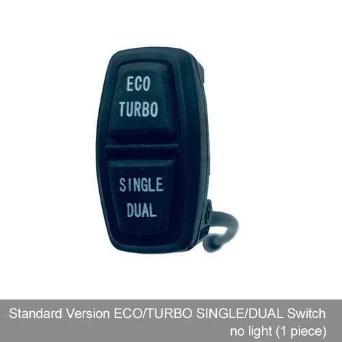Upgraded Switch with Indicator Light ECO TURBO SINGLE DUAL Button for