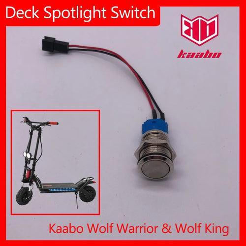 Deck Spotlight Switch Button Power Cable for Kaabo Wolf Warrior Wolf