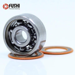 SR2C 2OS Inch Bearing 1/8"x3/8"x5/32" ABEC-7 Stainless Steel Hybrid