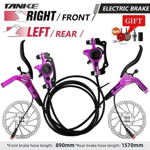 TANKE E-Bike MTB Hydraulic Disc Brake Set Electric E Scooter Power