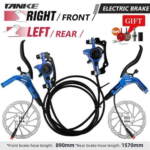 TANKE E-Bike MTB Hydraulic Disc Brake Set Electric E Scooter Power