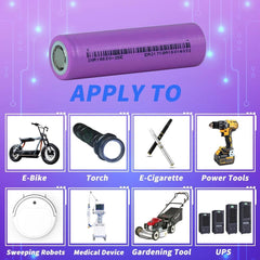 New 2023 18650 2600mAh Battery 3.7V 20A Discharge Lithium Ion