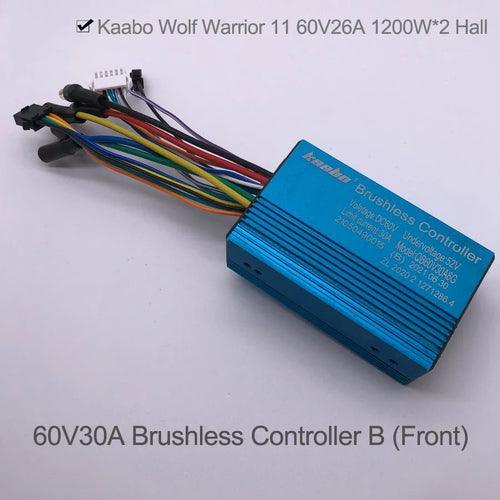 WW 60V30A Sine Wave Brushless Controller 1200W Hall Motor Kaabo Wolf