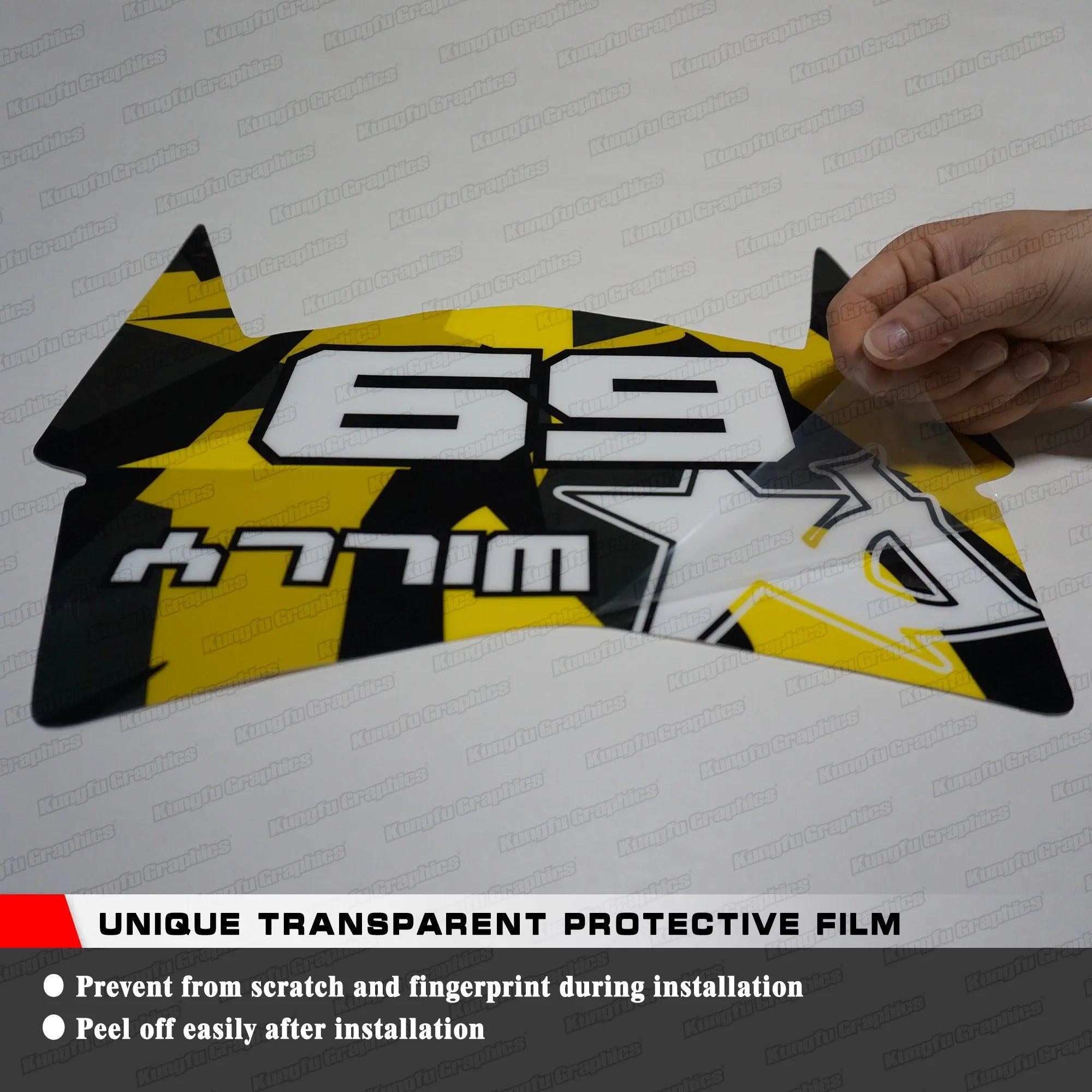 KUNGFU GRAPHICS Adhesive Sticker Vinyl Graphics for Surron Light Bee X