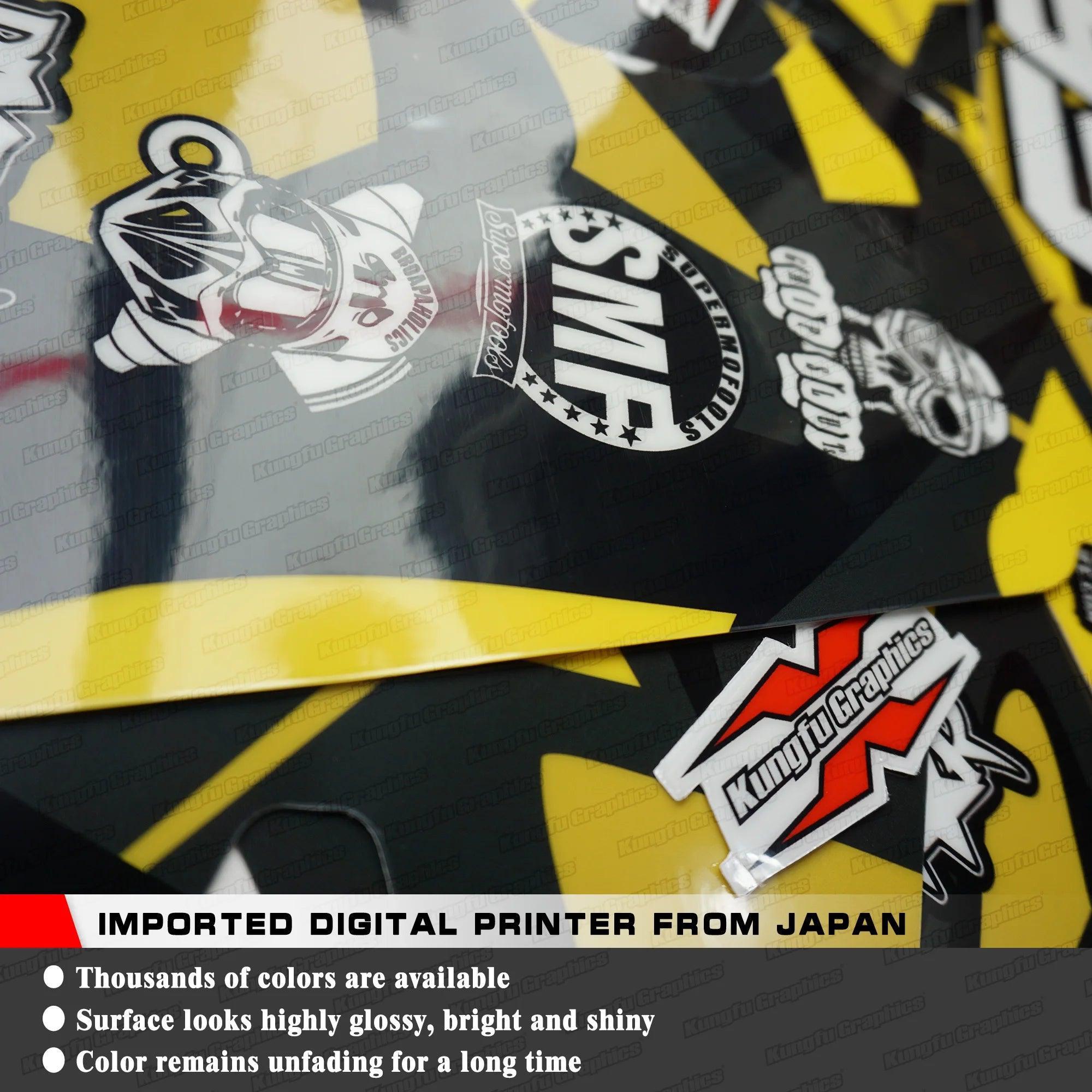KUNGFU GRAPHICS Adhesive Sticker Vinyl Graphics for Surron Light Bee X