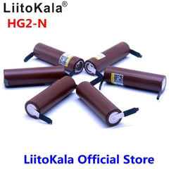 Hot 1-10pcs LiitoKala HG2 18650 3000mAh battery 3.6V discharge 20A