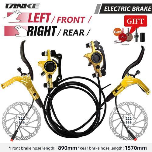 TANKE E-Bike MTB Hydraulic Disc Brake Set Electric E Scooter Power
