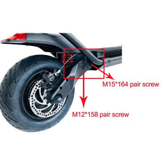 Wolf Pair Screw M15x164 M12x158 Rear Swing Arm Butt Screw for Kaabo