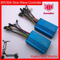 WW 60V30A Sine Wave Brushless Controller 1200W Hall Motor Kaabo Wolf